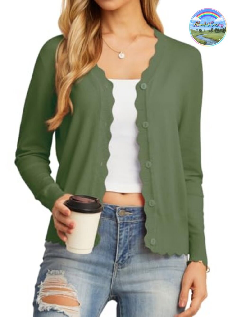 Women's Lightweight Long Sleeve V-Neck Button Down Cardigan Sweater